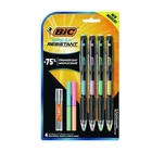 Bic Mechanical Pencils With Erasers, 0.7 Mm, Hb (#2), Black Lead, 4/PACK New. Price: $23.32.