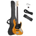 Glarry Gjazz Electric Bass Guitar Full Size Right Handed Bag Amp Cord Beginner New. Price: $153.71.