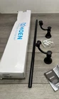 Moen YB6424 Belfield 24" Towel Bar Matte Black Bathroom Hardware And Accessories Open. Price: $49.99.