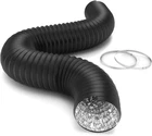 Ipower Flexible 6 Inch 8 Feet Aluminum Ducting 4 Layer Protection Dryer Vent New. Price: $26.09.
