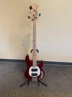 Sterling By Music Man Stingray RAY4HH Electric Bass Guitar Candy Apple Red Used. Price: $460.00.