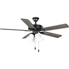 Progress Lighting Airpro 52 In. Matte Black 5-BLADE Motor Transitional Ceilin Open. Price: $32.99.