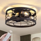 Pacific Core 16 In. Indoor Industrial Round Caged Low Profile Ceiling Fans With Open. Price: $40.99.
