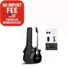 Glarry GMB101 44.5 Inch Eq Acoustic Bass Guitar Black!! New. Price: $80.00.