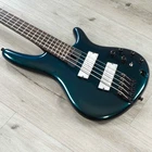 Mint Ibanez SRMS725 Workshop 5-STRING Multi-scale Bass, Blue Chameleon Used. Price: $1499.99.