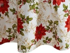 Home Fashions Christmas Poinsettia Grace Water- & Stain-resistant Vinyl New. Price: $20.77.