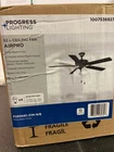 Progress Lighting P250081-31M-WB Airpro 52" Led Ceiling Fan Matte Black/frosted Used. Price: $69.12.