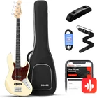 Electric Bass Guitar 4 Strings Full-size Standard Jb-style Beginner Kit Whi New. Price: $360.99.