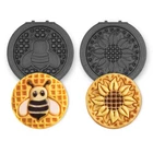 Dash Multimaker Mini System Two 4 Nonstick 2 Plates, Sunflower & Bee New. Price: $14.76.