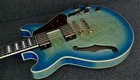 Ibanez AM93QM Jbb Artcore Electric Semi Hollow Guitar Quilt Maple Body Top Sides Open. Price: $499.99.
