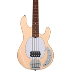 Sterling By Music Man Stingray RAY4 Bass Guitar Vintage Cream White Pickguard New. Price: $329.99.