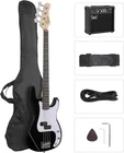 Glarry Full Size Electric Bass Guitar Beginner Kit 4 String With Amp New. Price: $153.89.