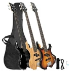 Glarry Basswood Burning Fire Electric Guitar Full Size 4 Strings W/bag New. Price: $75.69.