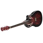 Glarry 41 In Full Size Cutaway Acoustic-electric Guitar Grape Voice Hole Sunset New. Price: $113.99.