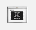 C-line Stitched Shop Ticket Holders, Both Sides Clear, Open Long Side, 11 X 8.5 New. Price: $12.00.
