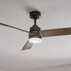 52" Kichler Spyn Anvil Iron Led Ceiling Fan With Wall Control New. Price: $414.97.
