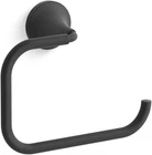 Matte Black 8-7/8" Wall Mounted Towel Ring K27428-BL Tone Collection New. Price: $110.99.