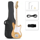 Glarry 4 String 30 Short Scale Thin Body Gb Electric Bass Guitar With Bag New. Price: $113.82.