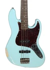 Squier Custom Vibe 60'S Electric Jazz Bass Guitar - Daphne Blue Blem* #M1176 Used. Price: $359.95.