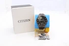 Citizen Calendrier BU0057-54E Eco-drive Watch Black Dial W/ Box Links Pre-owned. Price: $227.99.