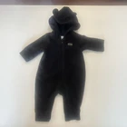 Baby Gap Infant Black Long-sleeve Hooded Jumpsuit/bodysuit- Size 0-3 Months Pre-owned. Price: $15.00.