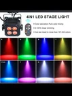 Yiflamefly 4PCS 30W Par Lights 4X8W Led Rgbwyp+cyan Dj Remote & Dmx Contro New. Price: $220.00.