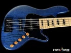 2020 Elrick NJS5 5-STRING Active Bass Transparent Blue Used. Price: $2799.00.