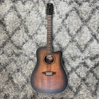 Luna Art Vintage Dreadnought 12-STRING Acoustic-electric Guitar, Brownburst Open. Price: $323.10.
