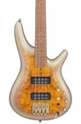 Ibanez SR400EDX 4-STRING Poplar Burl Electric Bass, Mars Gold Metallic Burst New. Price: $599.99.