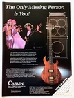 Missing Persons Dale Bozzio Carvin LB50 Bass Guitar 1985 Print Ad Poster Pinup. Price: $7.99.