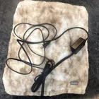 Brookstone Electric Heated Wearable Throw Beige With Temperature Settings New. Price: $24.99.