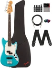 Fender Player Ii Mustang Bass Pj - Aquatone Blue W/ Cleaning Kit New. Price: $869.99.