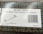 Brizo 691867-BNX Allaria 18-INCH Towel Bar, Black Onyx Open. Price: $136.49.