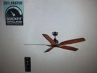 Home Decorators 60 Sirrine Indoor/outdoor Matte Black Ceiling Fan With Remote Open. Price: $138.56.