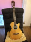 Electric Acoustic Guitar Aria AMB-50SC Natural Elegat Made In Korea Used. Price: $630.00.