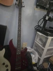 Mitchell MB200 Modern Rock Bass Guitar With Active Eq - Blood Red Beginners Used. Price: $116.50.