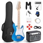 Electric Guitar 30 Inch Kids Beginner Kit Amp Bag Strap Blue Vangoa Young New. Price: $209.99.