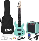 Lyxpro Beginner 30 Electric Guitar & Accessories, Green Used. Price: $81.37.