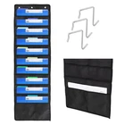 10 Pocket Hanging Files Office Letter Size Wall Mount Holder Storage Organize New. Price: $12.59.