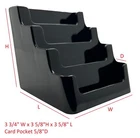 T'z Tagz New 4 Pocket Business Card Holder Marketing Display Stand 2 Pack. Price: $9.98.