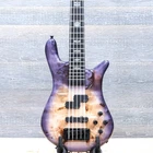 Spector Euro 5 Cst Poplar Burl Natural Violet Burst Gloss Electric Bass W/bag Open. Price: $3699.99.