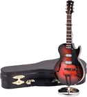 7" Brown Electric Guitar Miniature Musical Instrument Figurine, Broadway Gifts New. Price: $26.99.