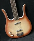 Danelectro Longhorn Short Scale Left Handed Bass Guitar - Copperburst New. Price: $629.00.