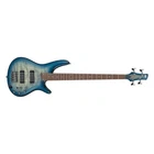 Ibanez SR400EQM Stained Cosmic Blue Starburst Bass + Free Gig Bag New. Price: $529.99.