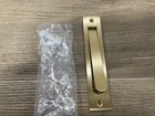 Deltana EP6125U4 Heavy Duty Pocket Door Flush Edge Pull - Brushed Brass Open. Price: $19.79.