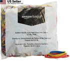 Amazon Basics Size Color Rubber Bands, Assorted, New. Price: $11.68.