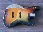 1969-71 Fender Jazz Bass Guitar Body 4-BOLT Sunburst Vintage Relic Part Used. Price: $2595.00.