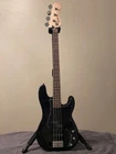 Squier Affinity Precision Bass Pj Guitar - Black Used. Price: $205.00.