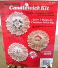 Kit Creative Moments Christmas Magnetic Stick-ups Ornaments Candlewick # 8647 New. Price: $17.00.