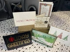 93 Christmas Card Assortment Box Foil Embossed Gibson American Greetings Carlton Open. Price: $59.95.